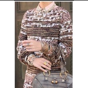 Zara Sweater - tweed textured knit style